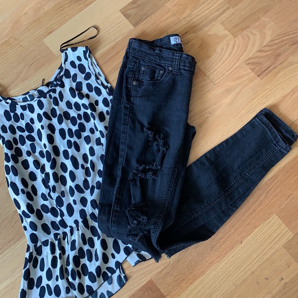 📍FIRM📍’Pins’ ripped distressed skinny jeans - Picture 10 of 16